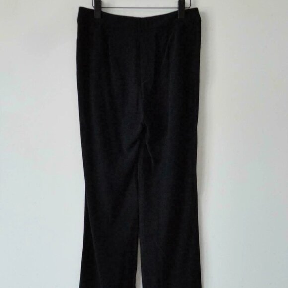 NWT EILEEN FISHER Black Tencel Viscose Crepe Straight Leg Pants 6 - Picture 6 of 6